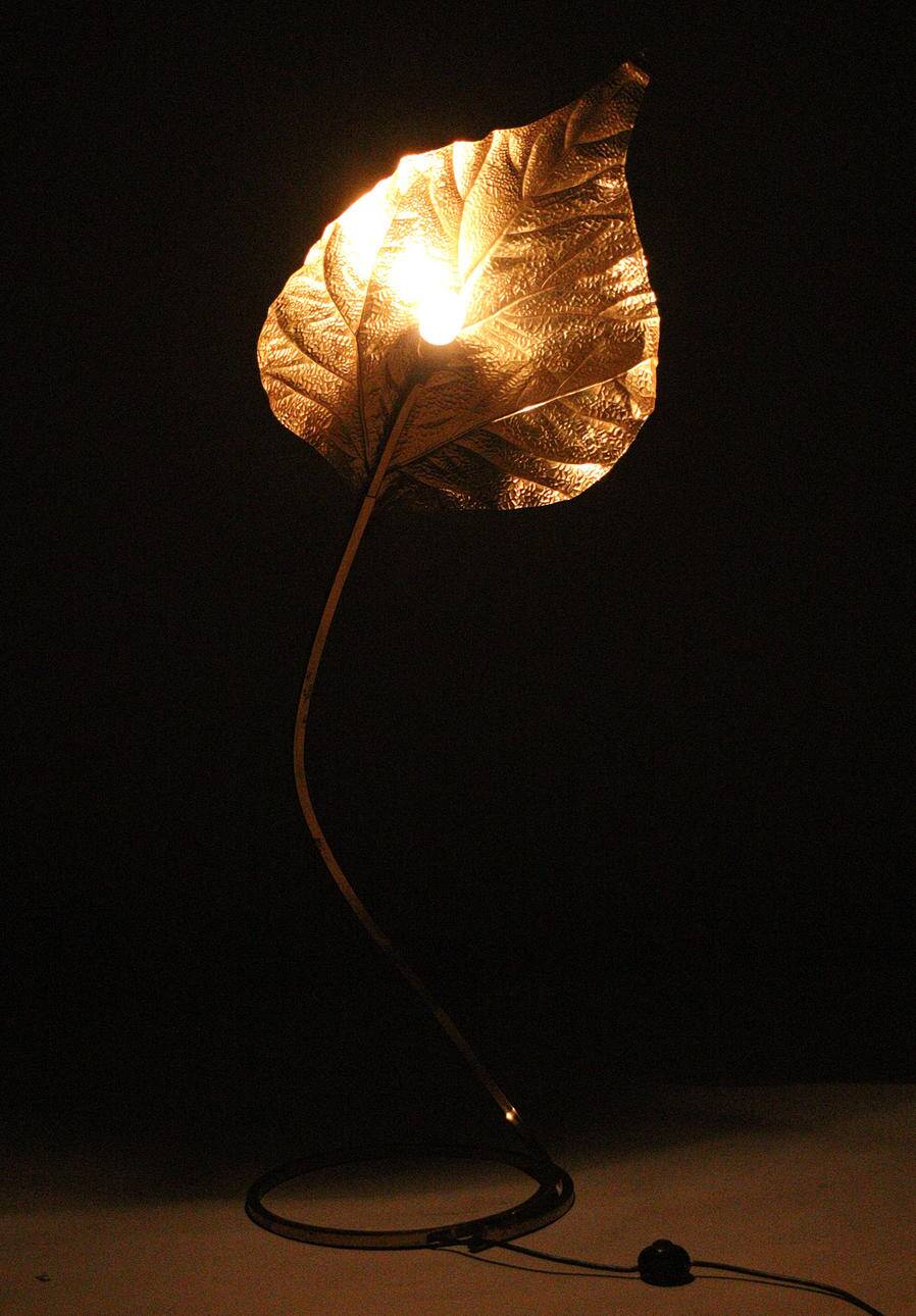 Lampadaire sculptural de Tommaso Barbi pour Bottega Gadda, modèle : Rabarbaro, Italie, années 1970.