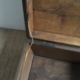 Old wooden travel chest