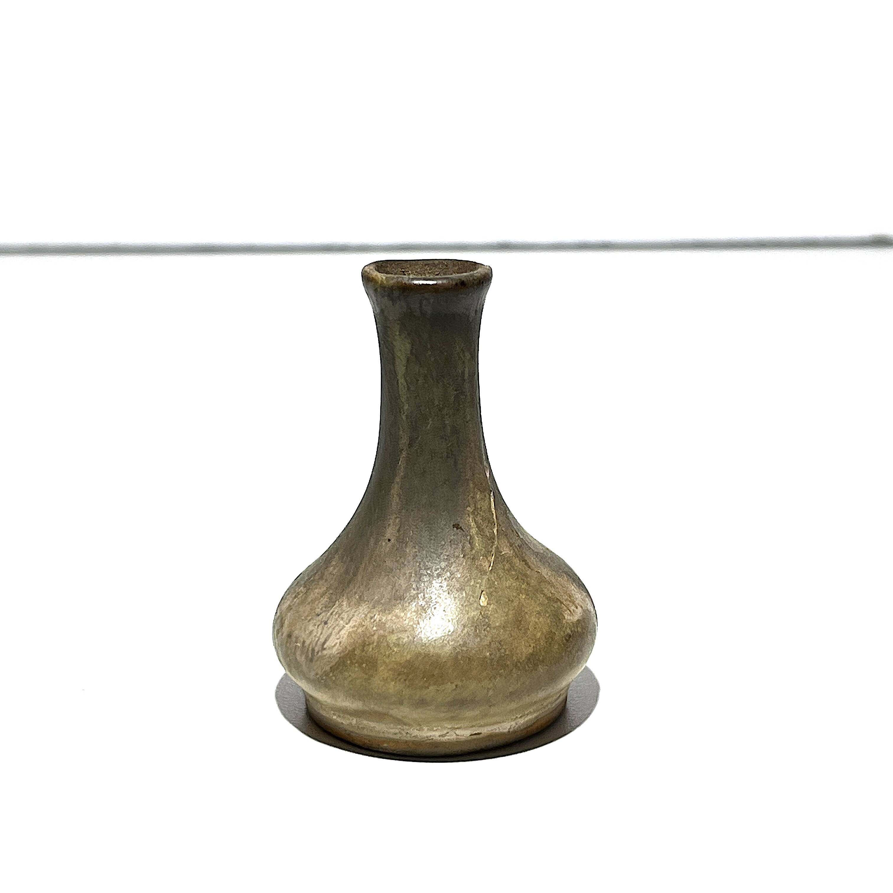 Set of 7 miniature stoneware vases, Denbac & Charles Greber, France, early 20th century