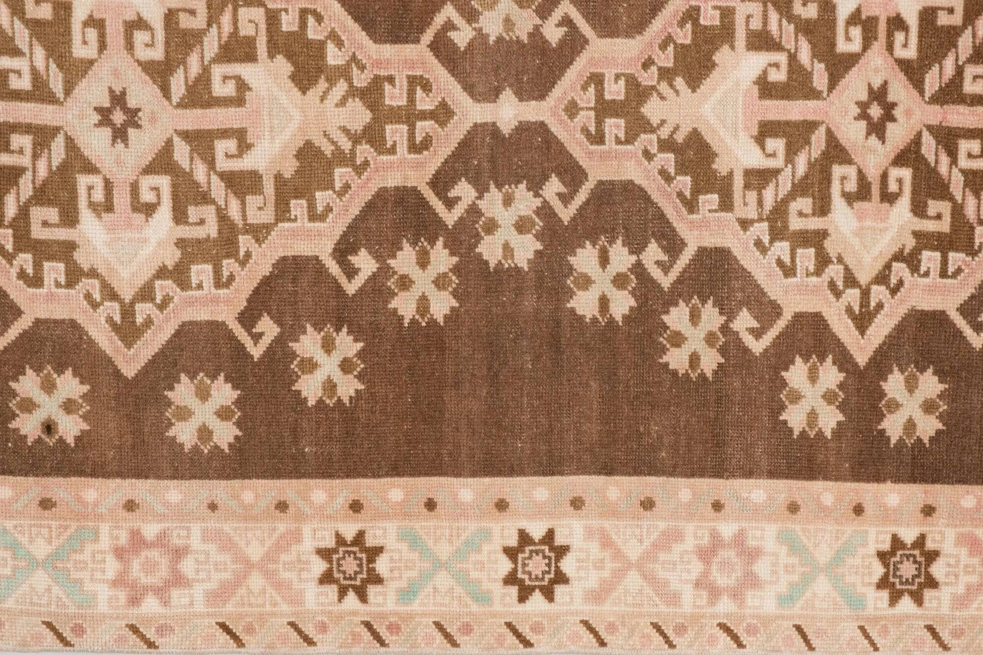 Tapis de couloir turc vintage