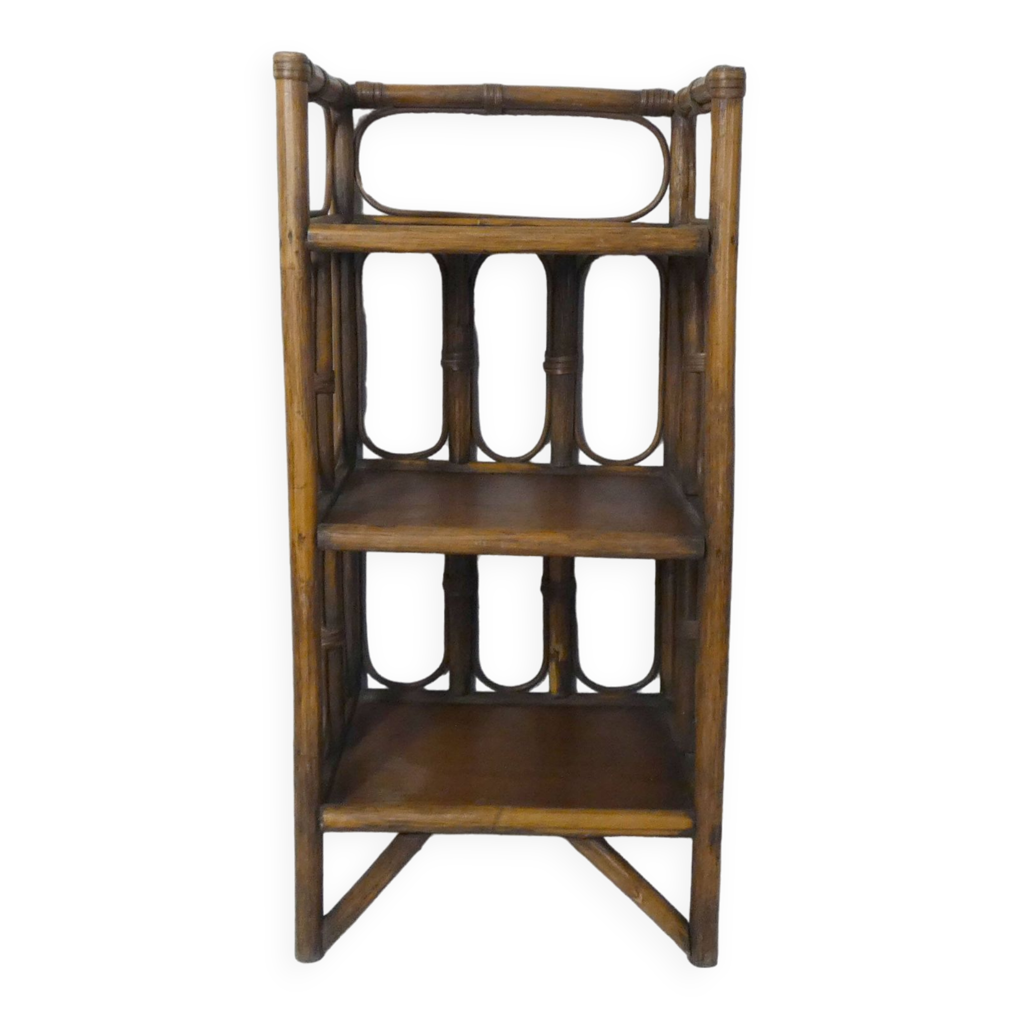 rattan bedside table