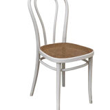Caned bistro chair