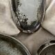 Oval bowl in glazed ceramic stoneware with sanded loir, C&T Robert 1970