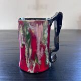 Multicolored artist mug