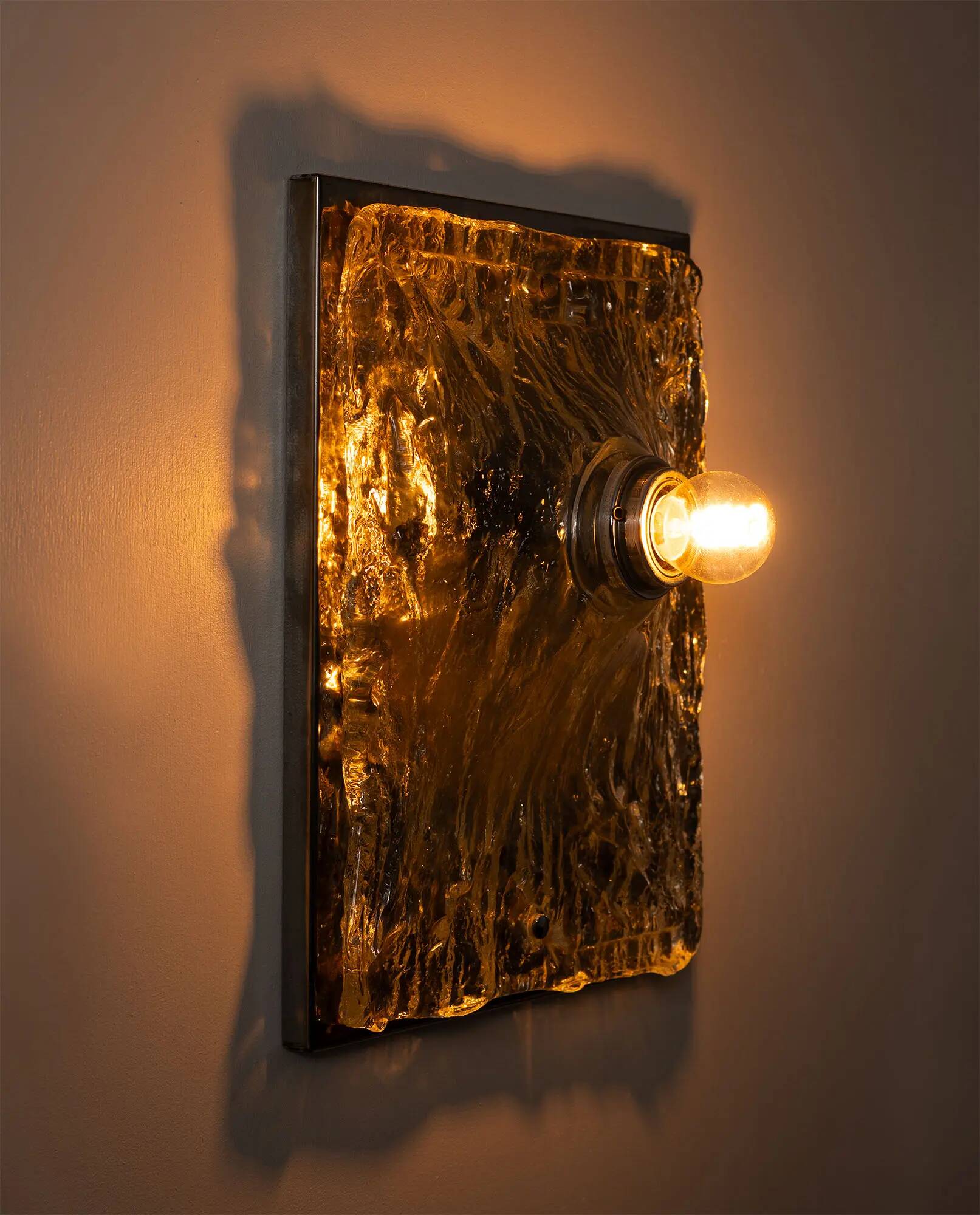 Applique en verre de Murano, années 1970