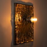 Applique en verre de Murano, années 1970