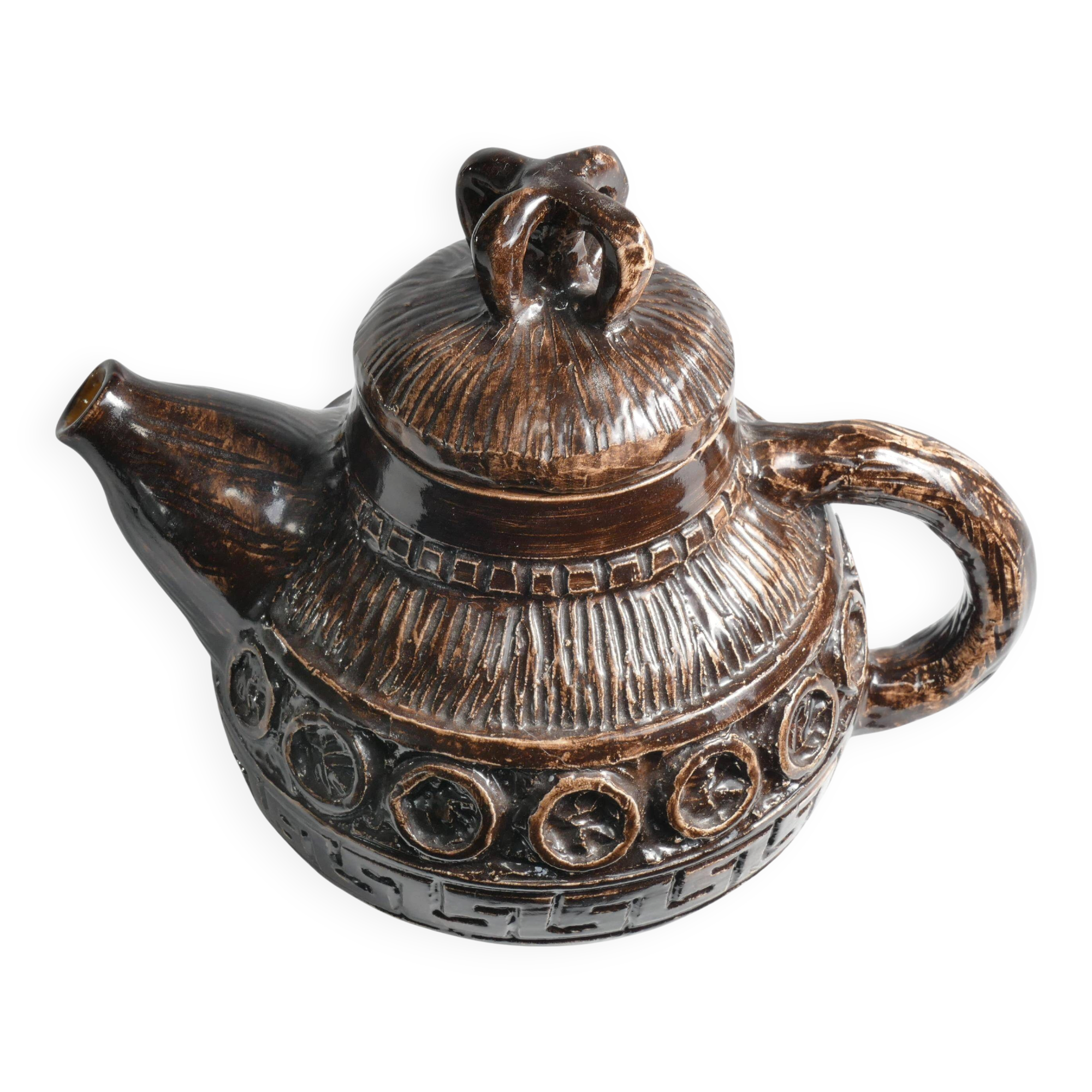 Vintage Playful Teapot by Allan Hellman Sweden 1967