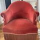 Antique pink toad armchair