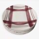 7 ironstone plates Moulin des loups tiles