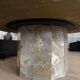 Table basse en pierre fossile Marbre