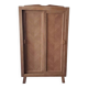 Vintage oak wardrobe with sliding doors