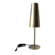 Brushed silver metal lamp vintage design by Anne Nilsson for IKEA