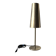 Brushed silver metal lamp vintage design by Anne Nilsson for IKEA