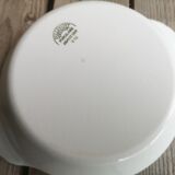 3 Small Round Dishes in White Porcelain Pillivuyt