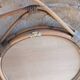 vintage rattan mirror