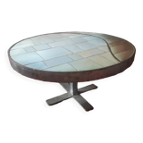 Table basse fer et ceramique