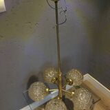 Richard Essig Sputnik Chandelier – Brass Bubble Glass 1960s