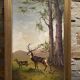 Tableaux champêtre en duo huile sur toile