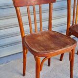 Set of 4 mismatched bistro chairs