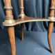Louis XVI style tripod pedestal table, marble and brass, late 19th century