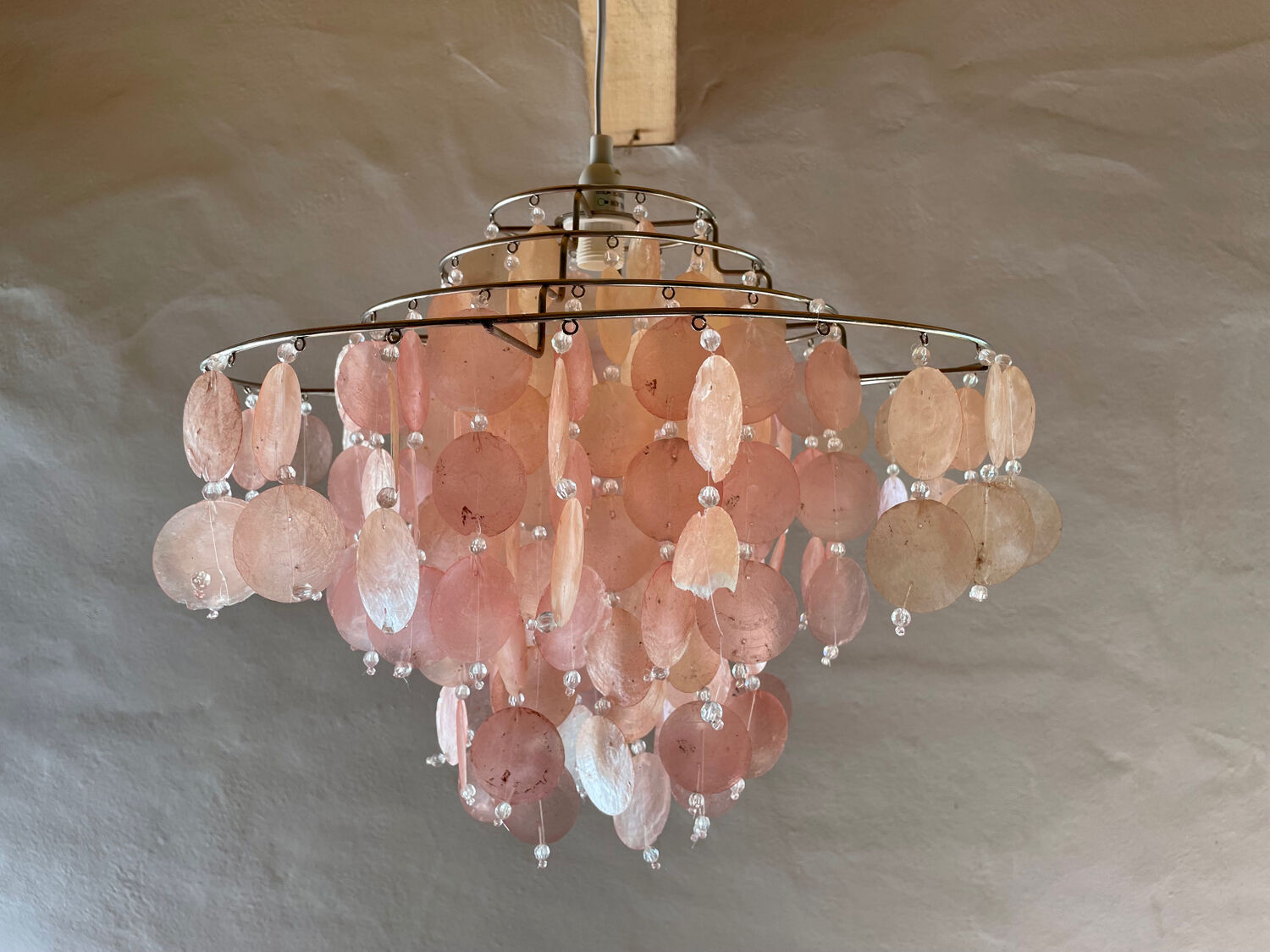 Mother-of-pearl chandelier