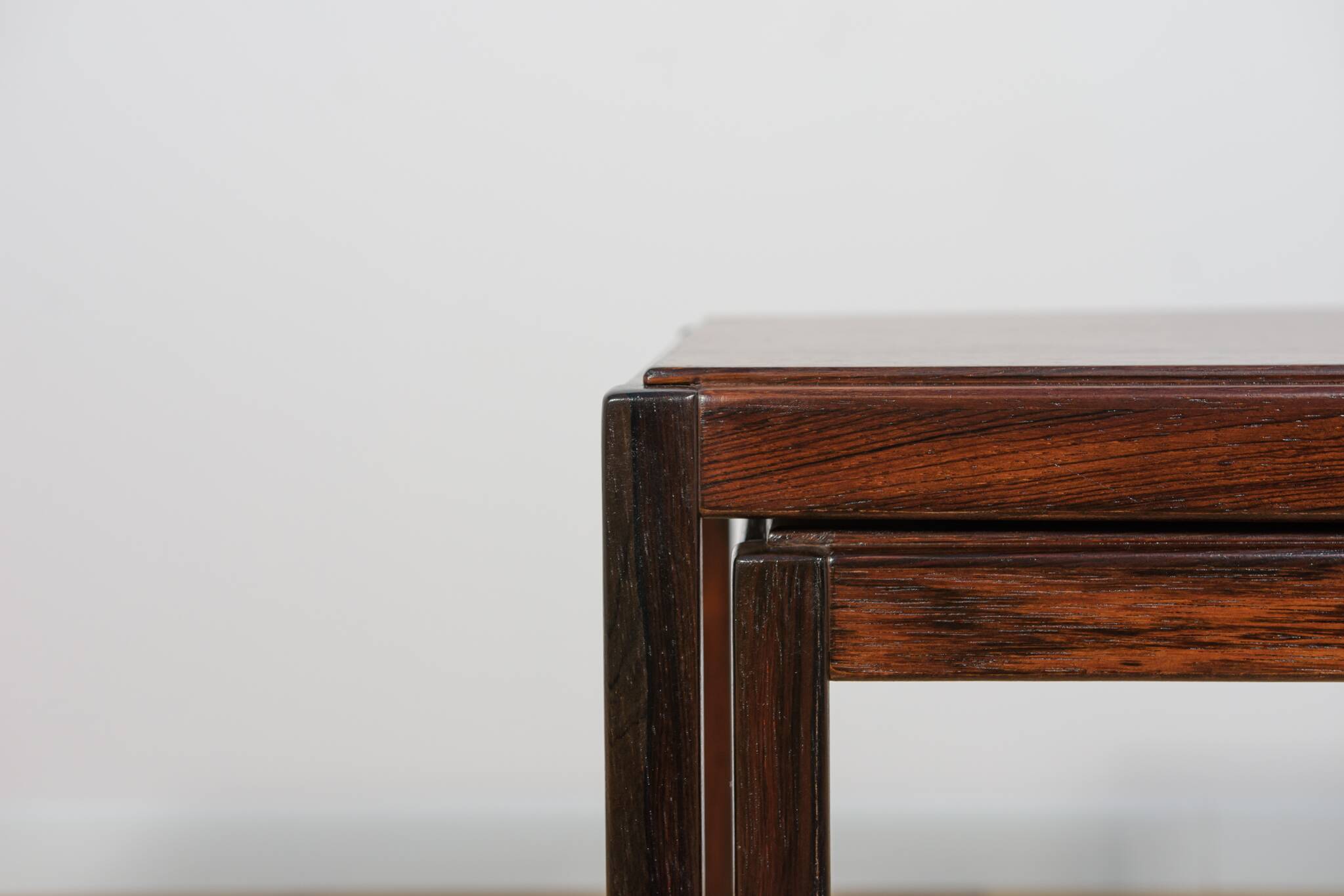 Mid-Century Rosewood Nesting Tables, 1960s, Sweden, Set of 2