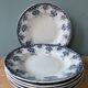 Set of 6 hollow plates Terre de Fer St Amand & Hamage