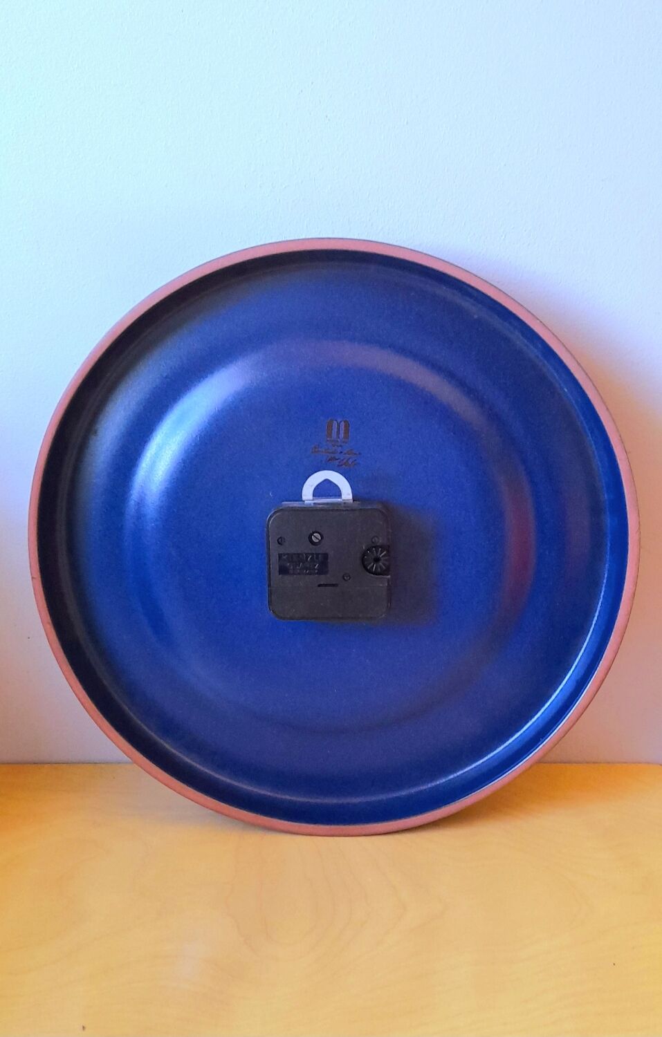 70s ceramic wall clock