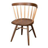George Nakashima N19 Straight Chair in Walnut and Hickory for Knoll Studio