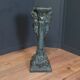 Antique ceramic column faux bronze
