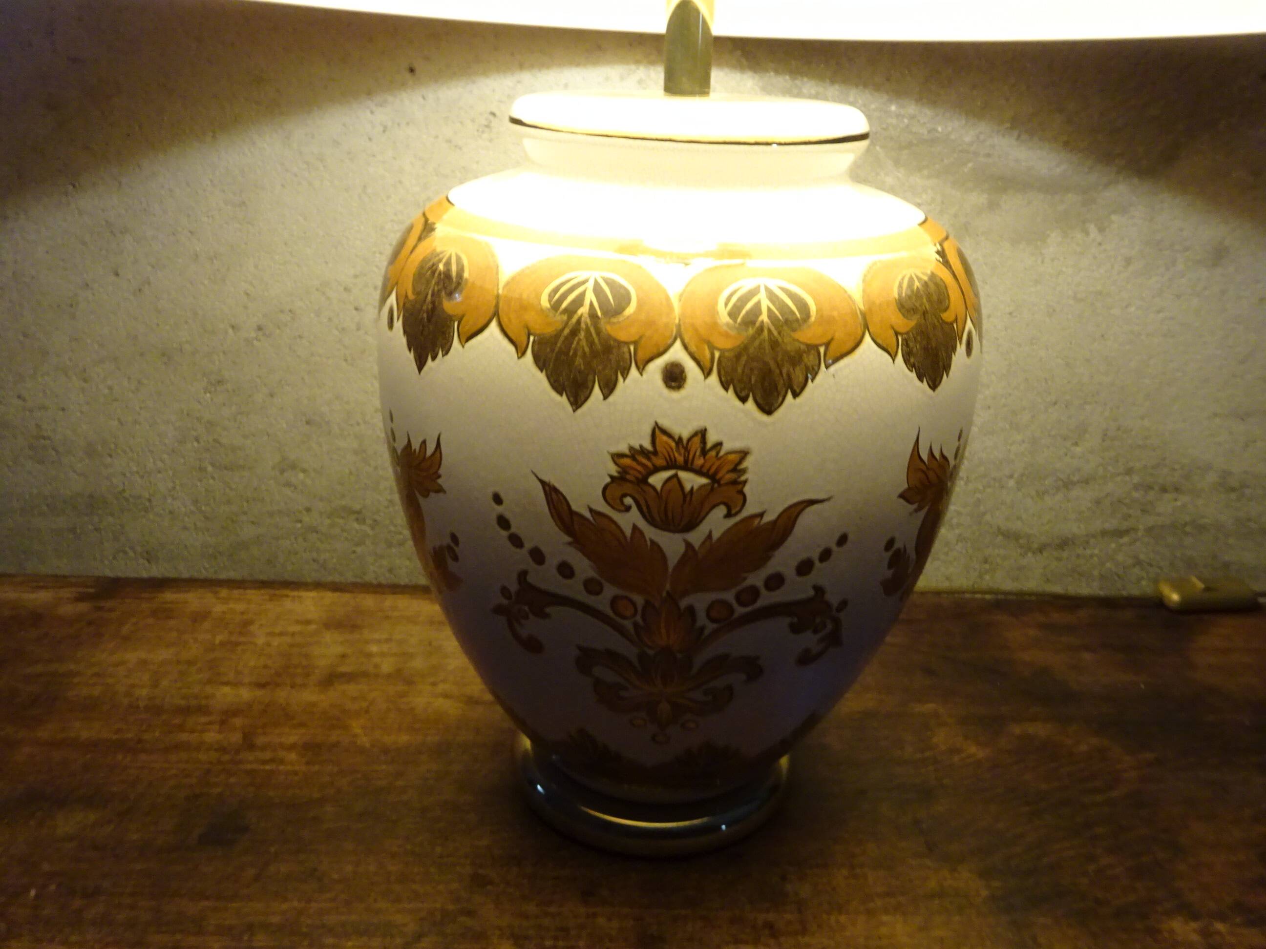Grande lampe de salon Louis Drimmer