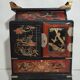 Japanese Lacquered Cabinet / 1868-1912 Meiji Japan / Old Jewelry Box