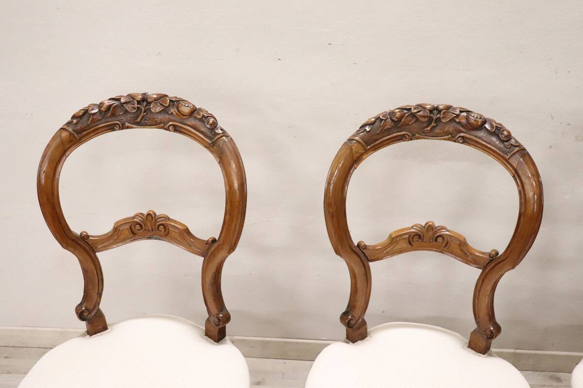 19th Century Walnut Dining Chairs