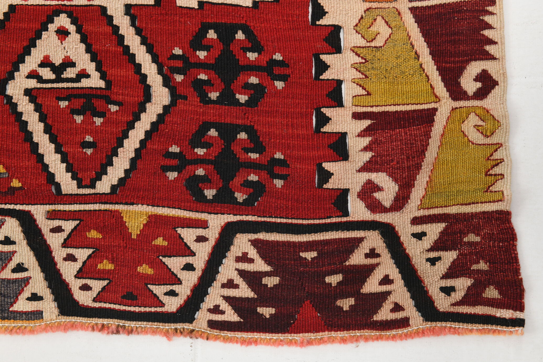 Multicolor Kilim Rug, 169x370Cm Vintage Kilim Rug, Living Room Rug,