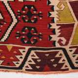 Multicolor Kilim Rug, 169x370Cm Vintage Kilim Rug, Living Room Rug,