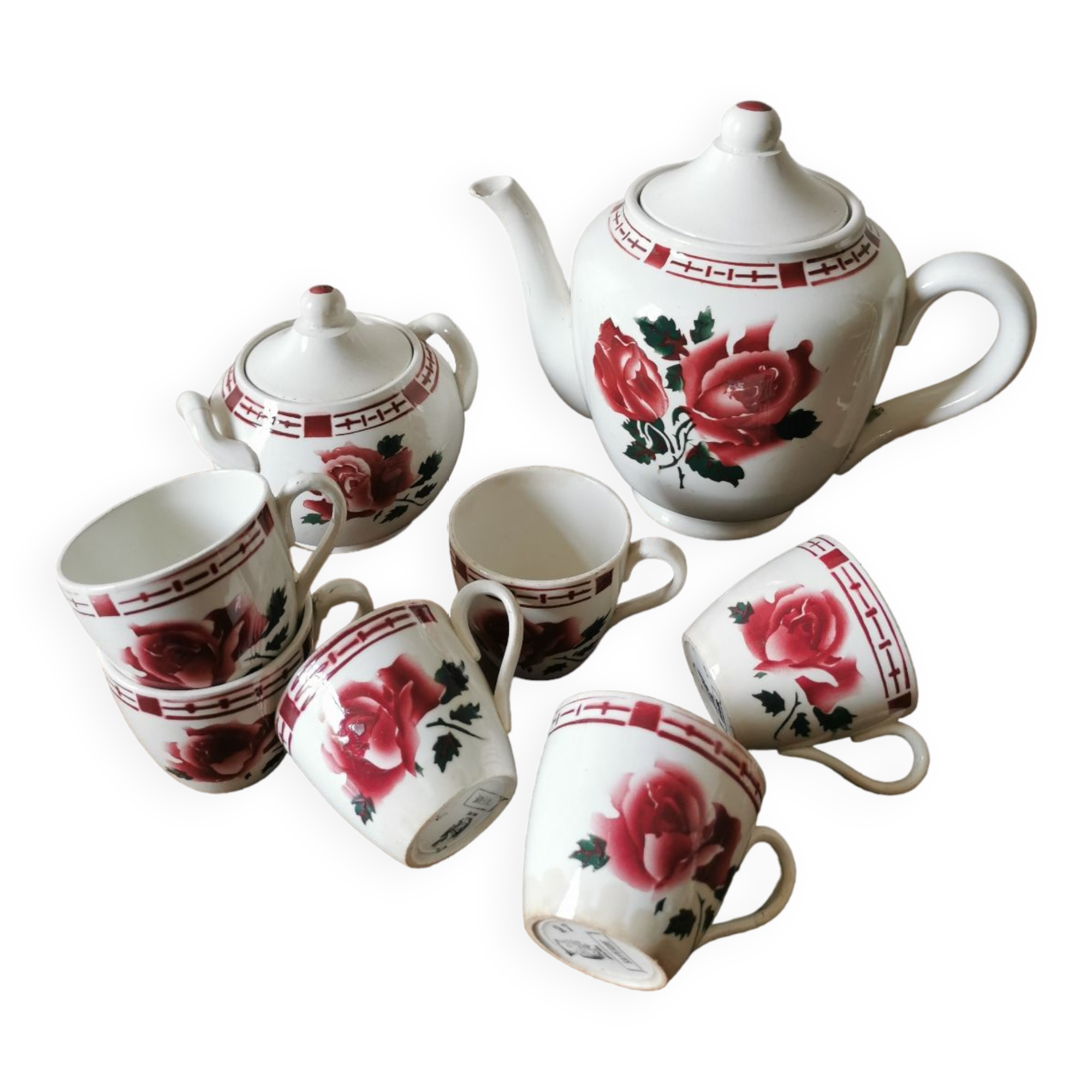 Digoin Saverne retro coffee service