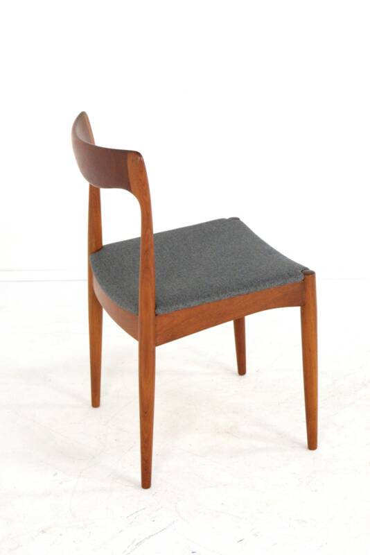 Ensemble de 6 chaises Arne Vodder pour Vamo Møbelfabrik - design danois en teck