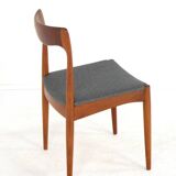 Ensemble de 6 chaises Arne Vodder pour Vamo Møbelfabrik - design danois en teck