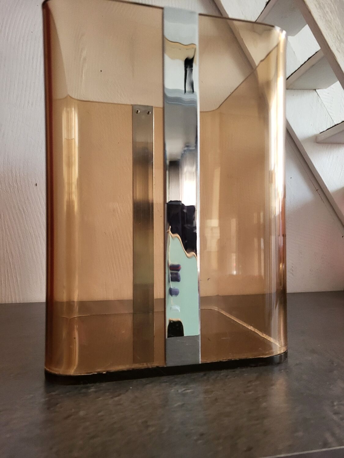 Vintage wastepaper basket or umbrella stand (Michel Dumas for Roche)