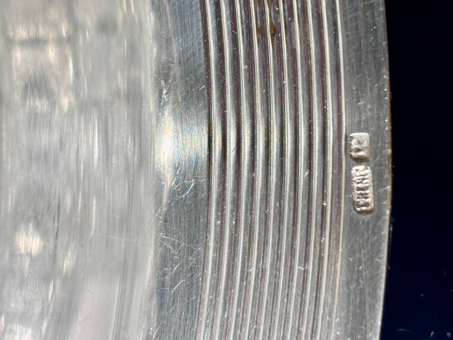 Cabaret set Baccarat 8 glasses and silver plated tray