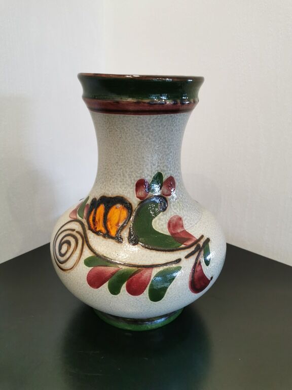 Colorful ceramic vase Vintage Scheurich 70