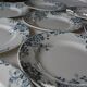 6 flat plates St Amand model Marie-Louise