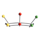 Wall coat rack with 6 colored wooden balls