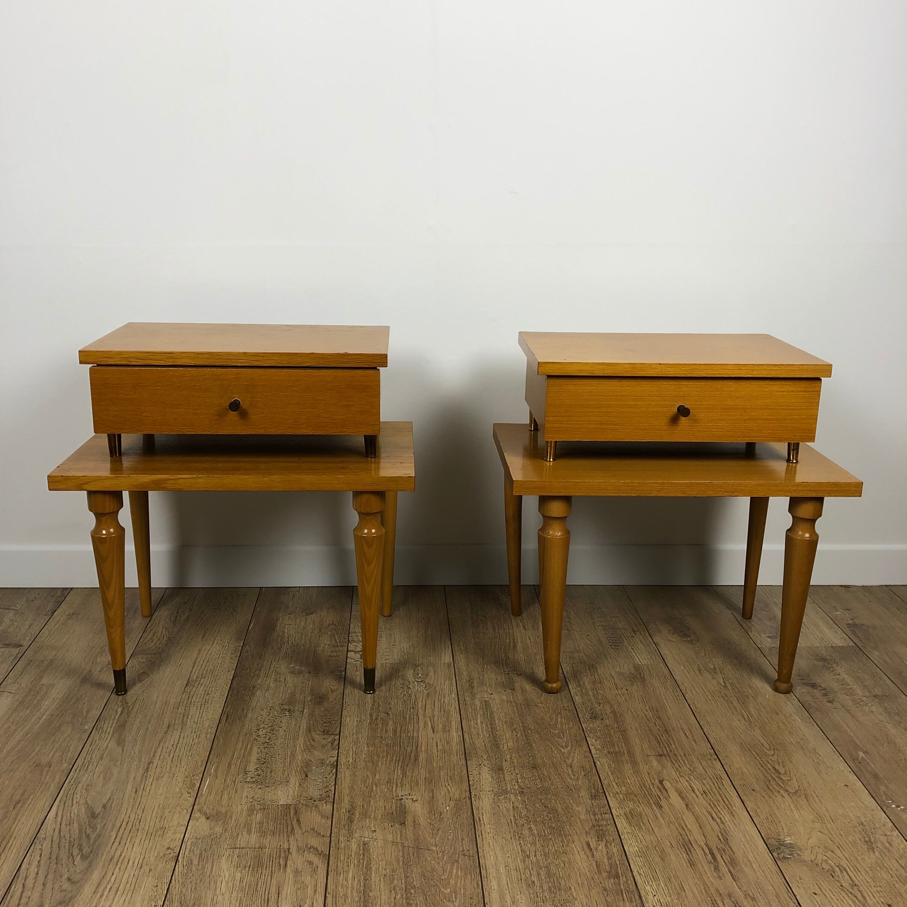 Pair of scandinavian bedsides