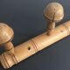 Bamboo-style wooden patère 30/40