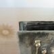 Case for matches in pewter, brass and email signed "latappy" 1970
