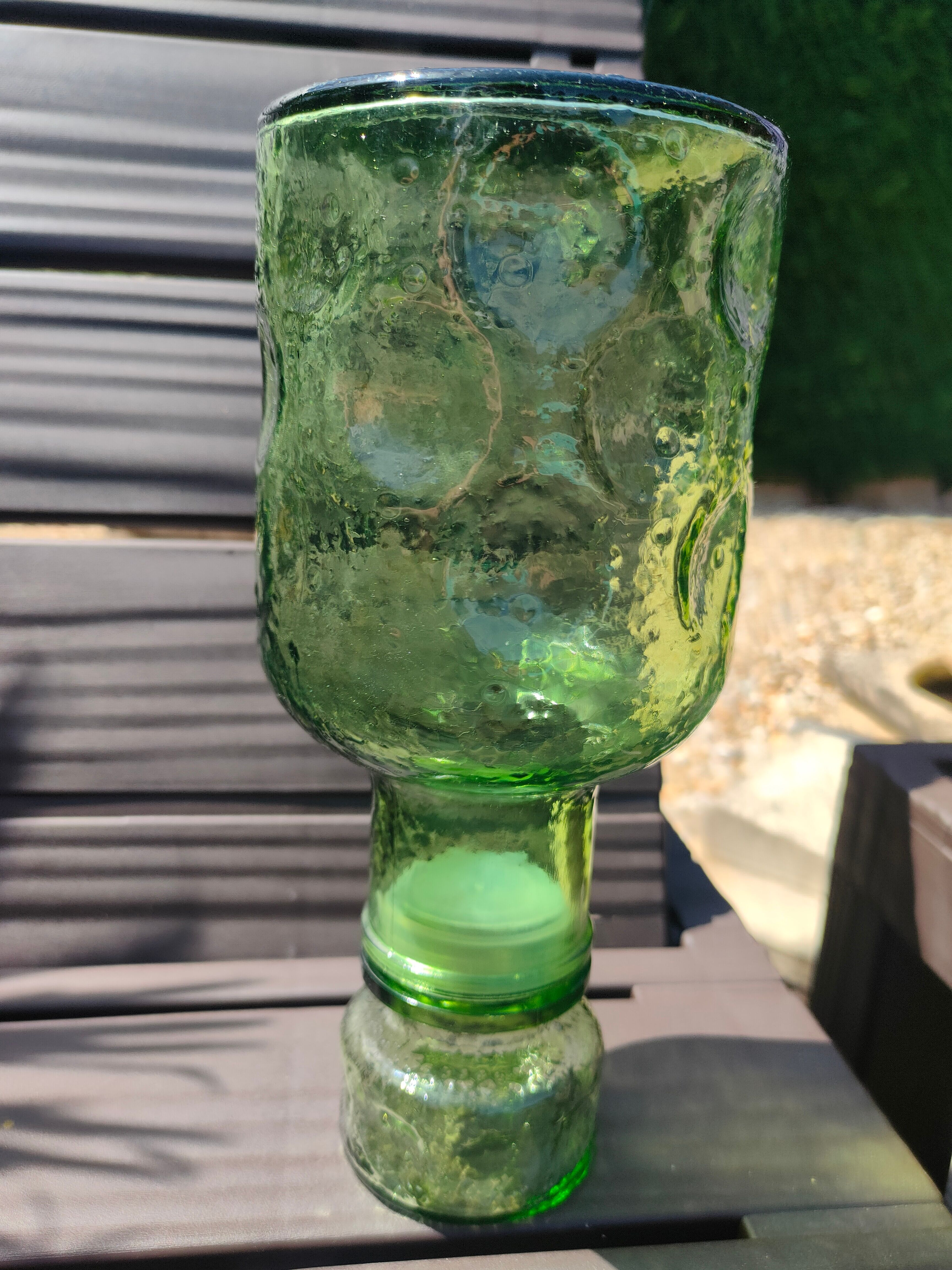 Bouteille en verre vintage