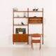 Poul Cadovius teak wall unit for Cado, 1960s