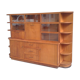Showcase bookcase modular Secretary bar oak vintage 50-60 years