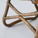 Espri safari chair in cognac leather and bamboo IKEA Sweden 1970